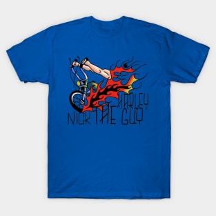 Nick The Harley Guy Flames Logo T-Shirt